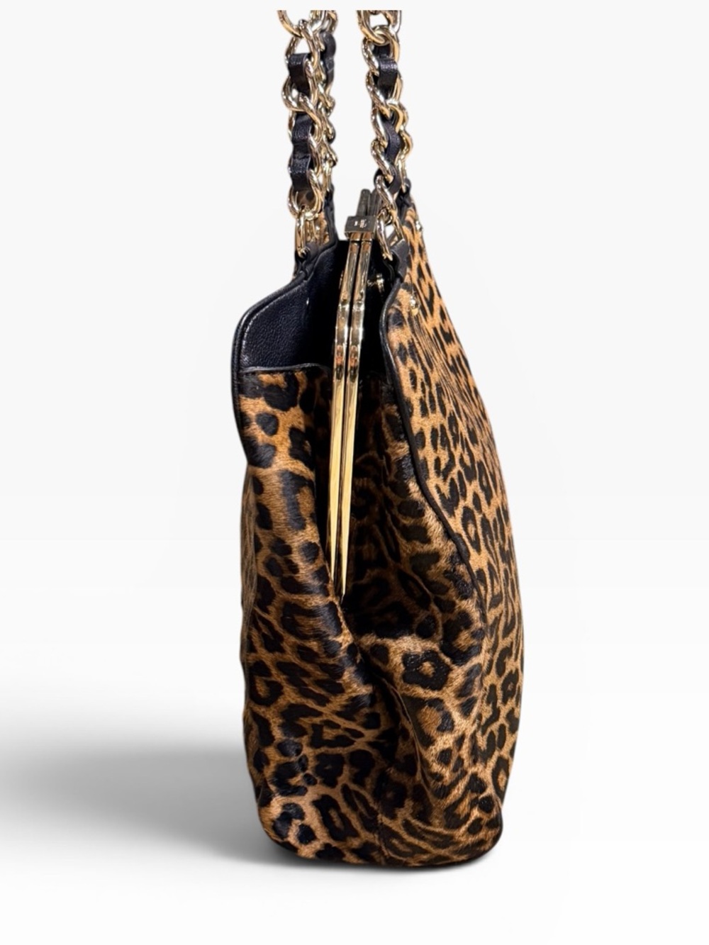 Kate Spade Leopard Print Calf Hair Shoulder Bag - Picture 7 of 16